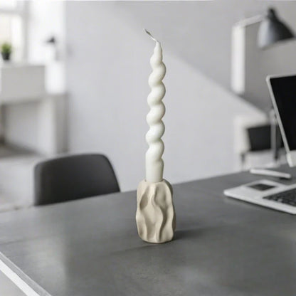 SculptForm™ Portavelas Escultórico - Lumia Estudio